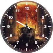 bat throne jc wall clock