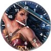 wonder woman digital art xe wall clock
