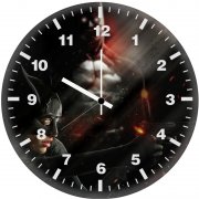 batman batwoman art 2b wall clock