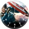 chris evans captain america army 4e wall clock