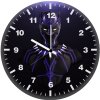 black panther lowpoly minimalism wr wall clock
