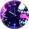 neon noir venom art f7 wall clock