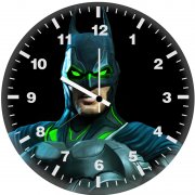 batman kryptoknight su wall clock