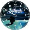 the dark knight and the cops l7 wall clock