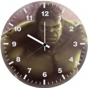 art hulk on wall clock