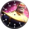 thanos fan artwork us wall clock