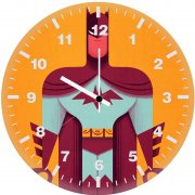 batman minimal abstract 5c wall clock