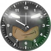 batman armour suit pencil art bp wall clock