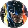 batman deathstroke and villain uy wall clock