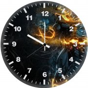 thanos artwork ax wall clock