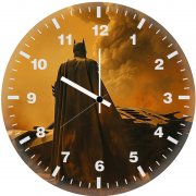 batman behind the wheel ao wall clock