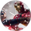 captain america vs iron man civil war art 1h wall clock
