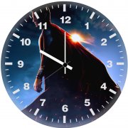 superman never give up bb wall clock