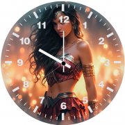 wonder woman power of truth 5q wall clock