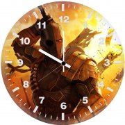 deathstroke 4kartwork hh wall clock