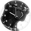 black panther np wall clock