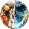 ghost rider fire and water j6 wall clock