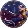 wolverine claws 4u wall clock