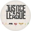justice league minimalism logos y9 wall clock