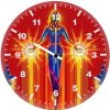 captain marvel new art r5 wall clock