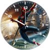 unstoppable iron spider man rd wall clock
