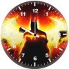 batman iconic emblem bb wall clock