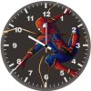 spider man iron suit q2 wall clock