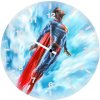 david corenswet as superman a new era of hope hd wall clock