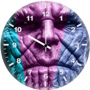 thanos digital art i6 wall clock