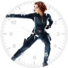 black widow 9m wall clock