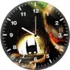 joker tosing batman vs wall clock