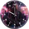 bat girl in danger y3 wall clock