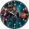 the big 3 vs thanos art ql wall clock