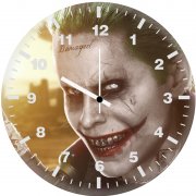 jared leto joker art c1 wall clock