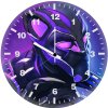 black panther comic fanart rw wall clock