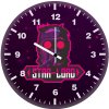 star lord logo 0u wall clock
