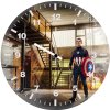 captain america cosplay jc wall clock