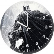 batman monochrome gq wall clock
