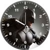 batman cosplay 0n wall clock