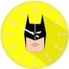 batman face logo minimal s1 wall clock