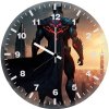 venom diablo batman hellspawn cyborg mix 4j wall clock