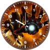 iron man artistic qr wall clock