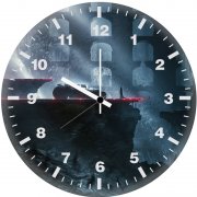 batman cave up wall clock