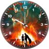 the bat and the cat bg wall clock
