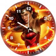 heroic elegance wonder woman kb wall clock