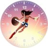 wonder woman in air mm wall clock