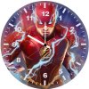 the flash blue lightning qa wall clock