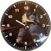 batgirl cosplay photoshoot wb wall clock