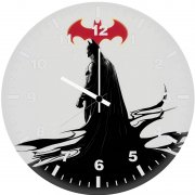 batman into the night js wall clock