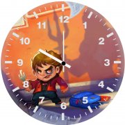 aquaman boy ul wall clock
